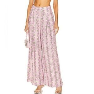 Loveshackfancy Montel Floral Print Pants